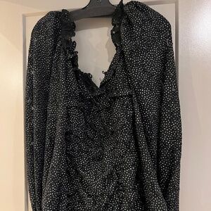 For love and lemons polka dot dress